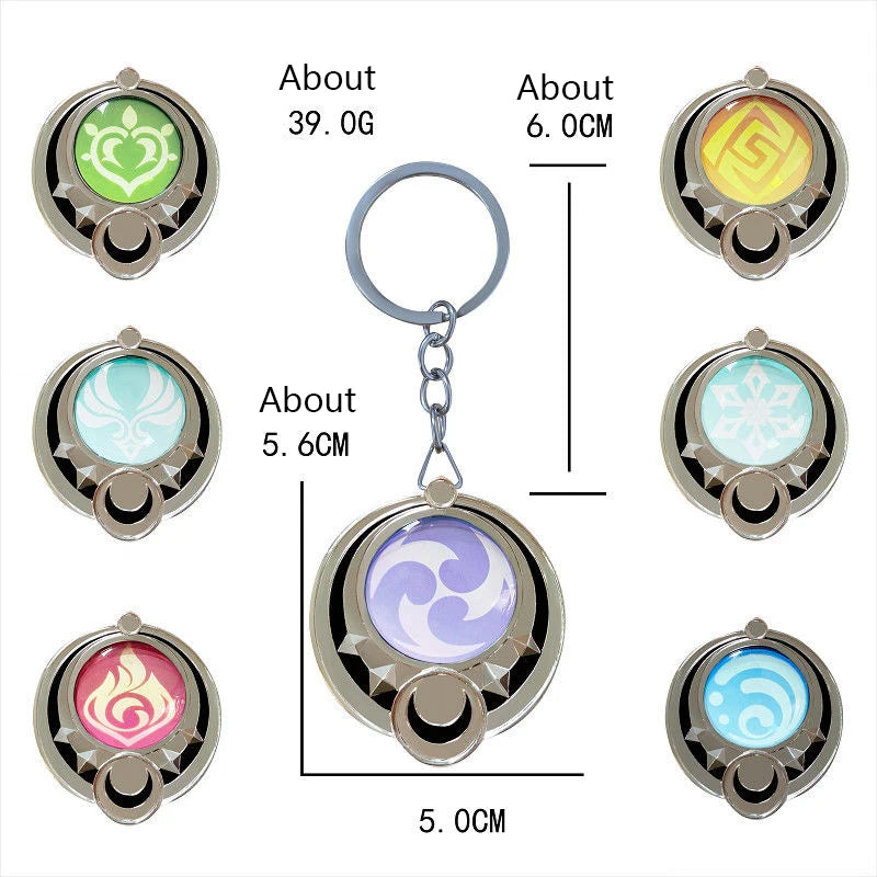 Anime Cosplay Keychain – Eye of God Pendant