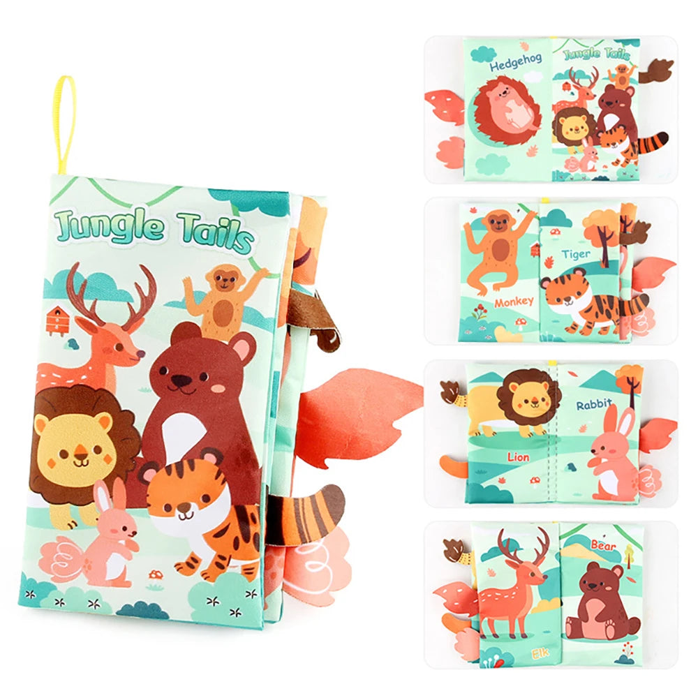Baby Cloth Book – Soft Animal Sensory & Early Learning Toy