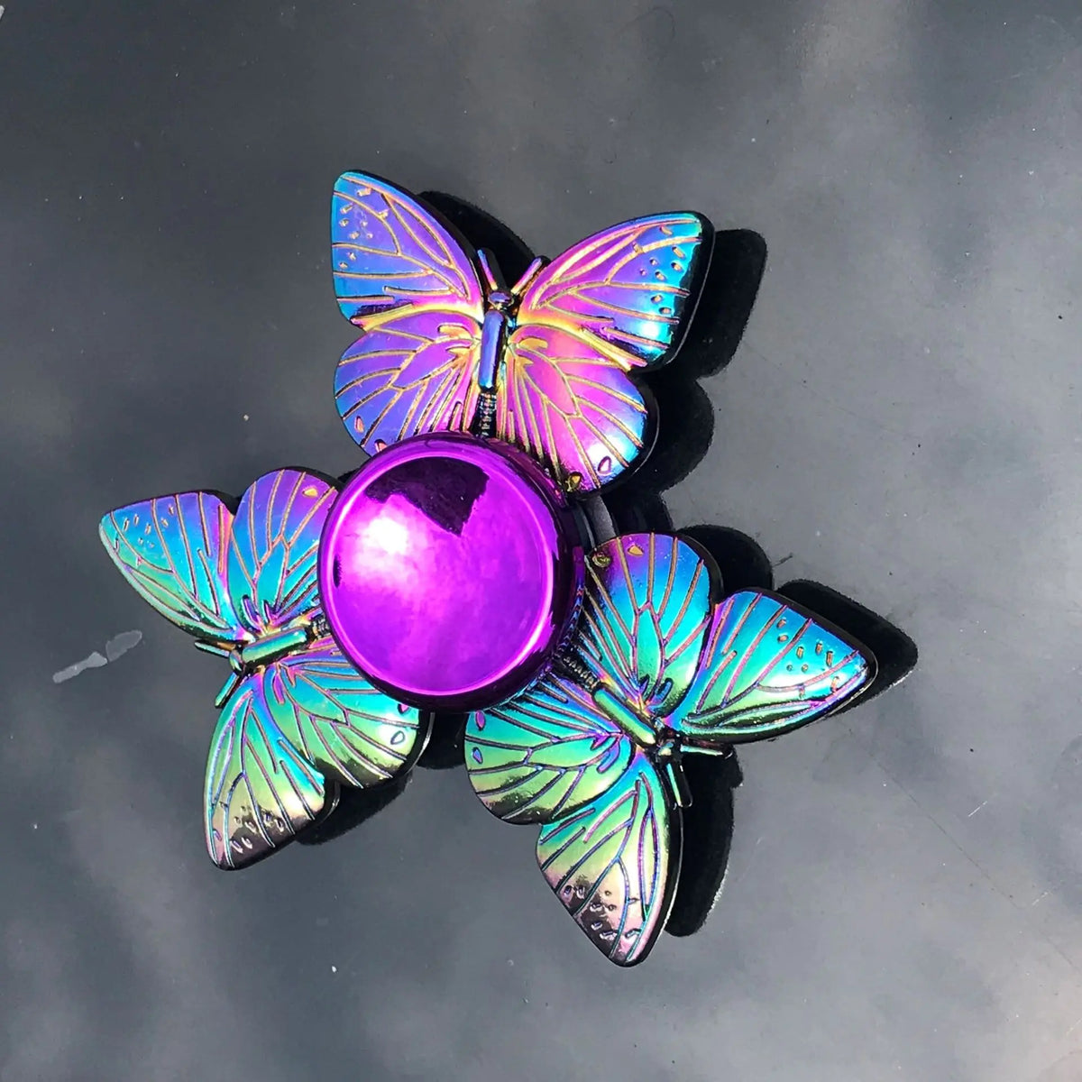 Rainbow Fidget Spinner Colorful Finger Spinning Toy