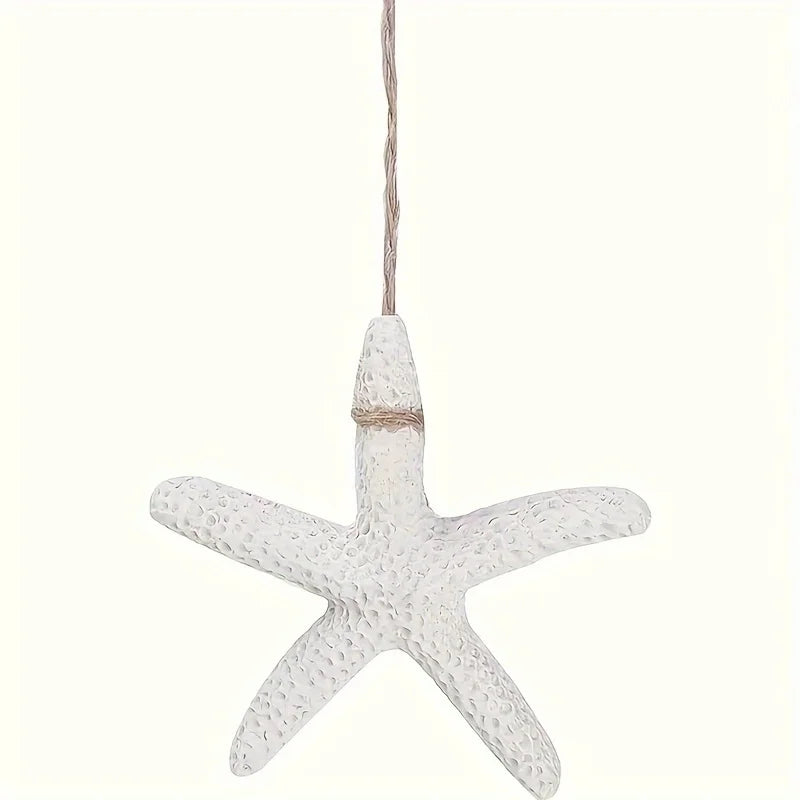 Resin Starfish Decorations, 20pcs Coastal Craft Decor for Parties
