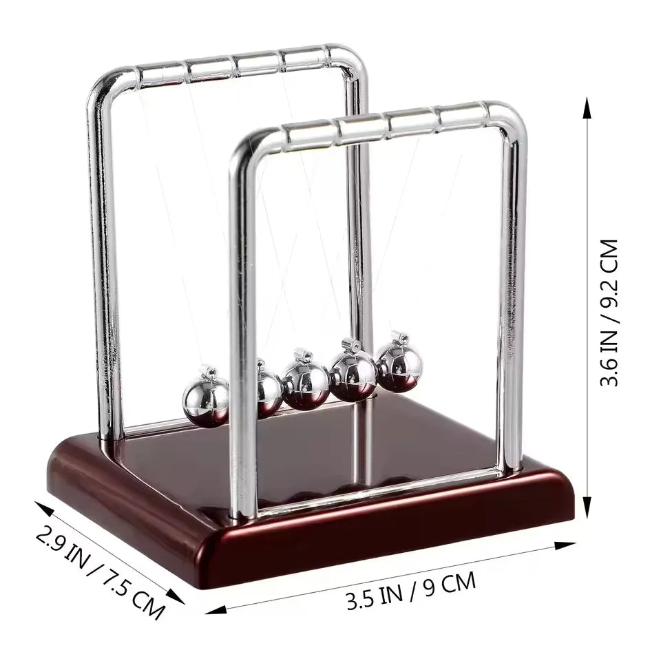 Newton's Cradle Desk Toy – Physics Balance Ball Pendulum