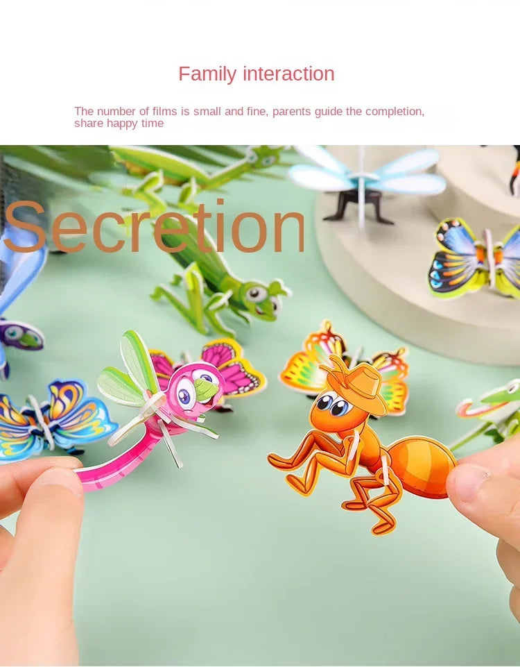Mushroom Peg Puzzle for Kids – 3D Educational Learning Toy