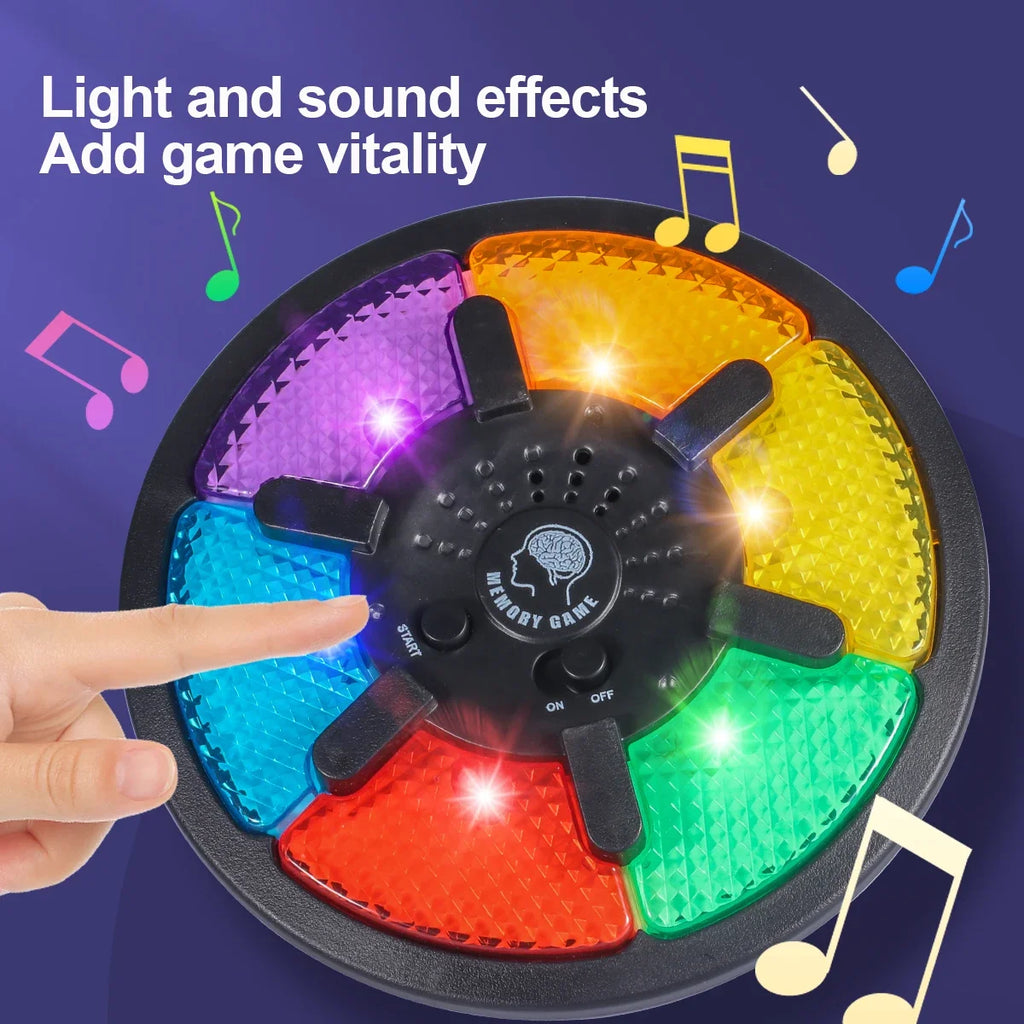 Electronic Memory Game – Handheld Light & Sound Puzzle Toy